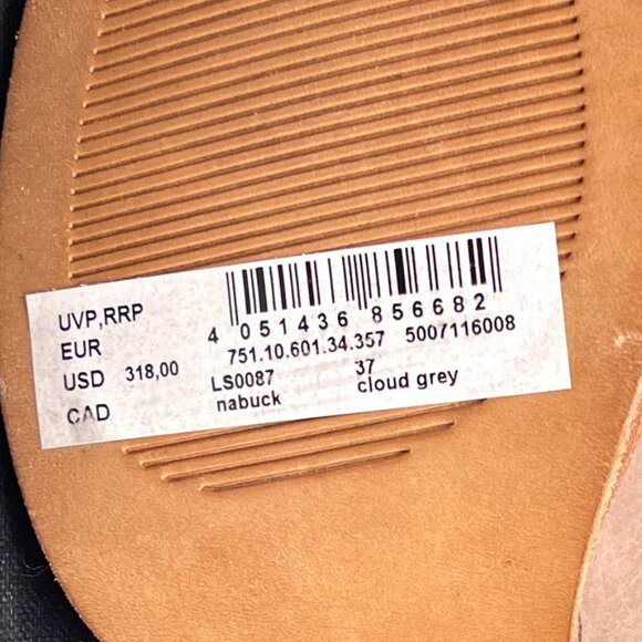 NIB Anthropologie Liebeskind Berlin Suede Fringe Nubuck Chunky Heel Ankle Boots - Picture 10 of 12